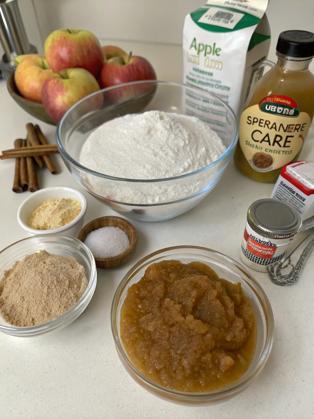 Applesauce Cake Recipe ingredients