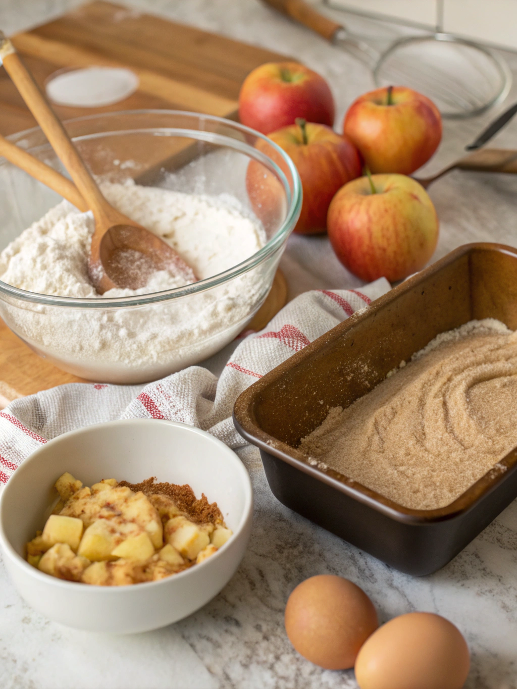 Applesauce Cake Recipe preparation