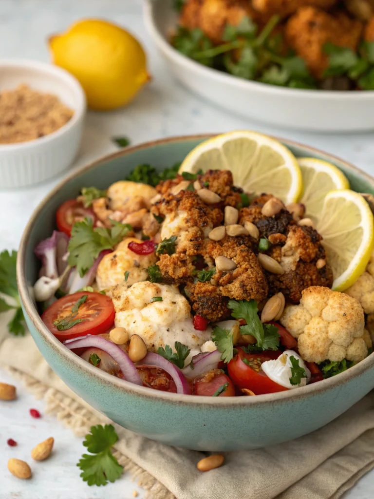 Cauliflower Shawarma Bowls