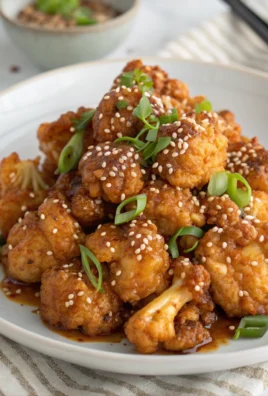 Sticky Sesame Cauliflower
