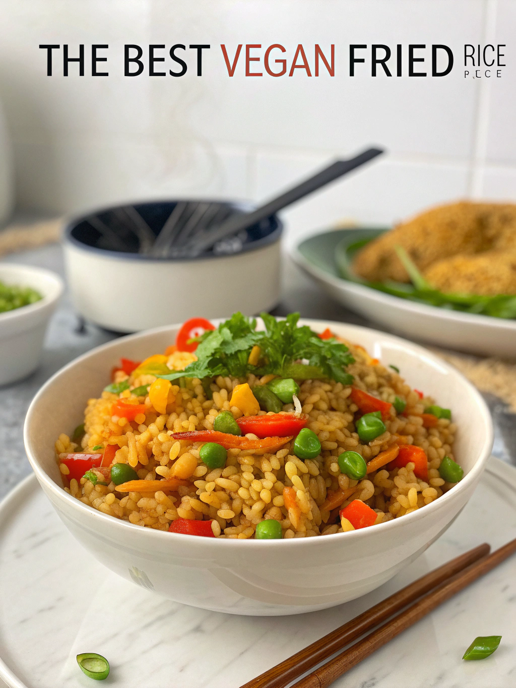 Serving The Best Vegan Fried Rice