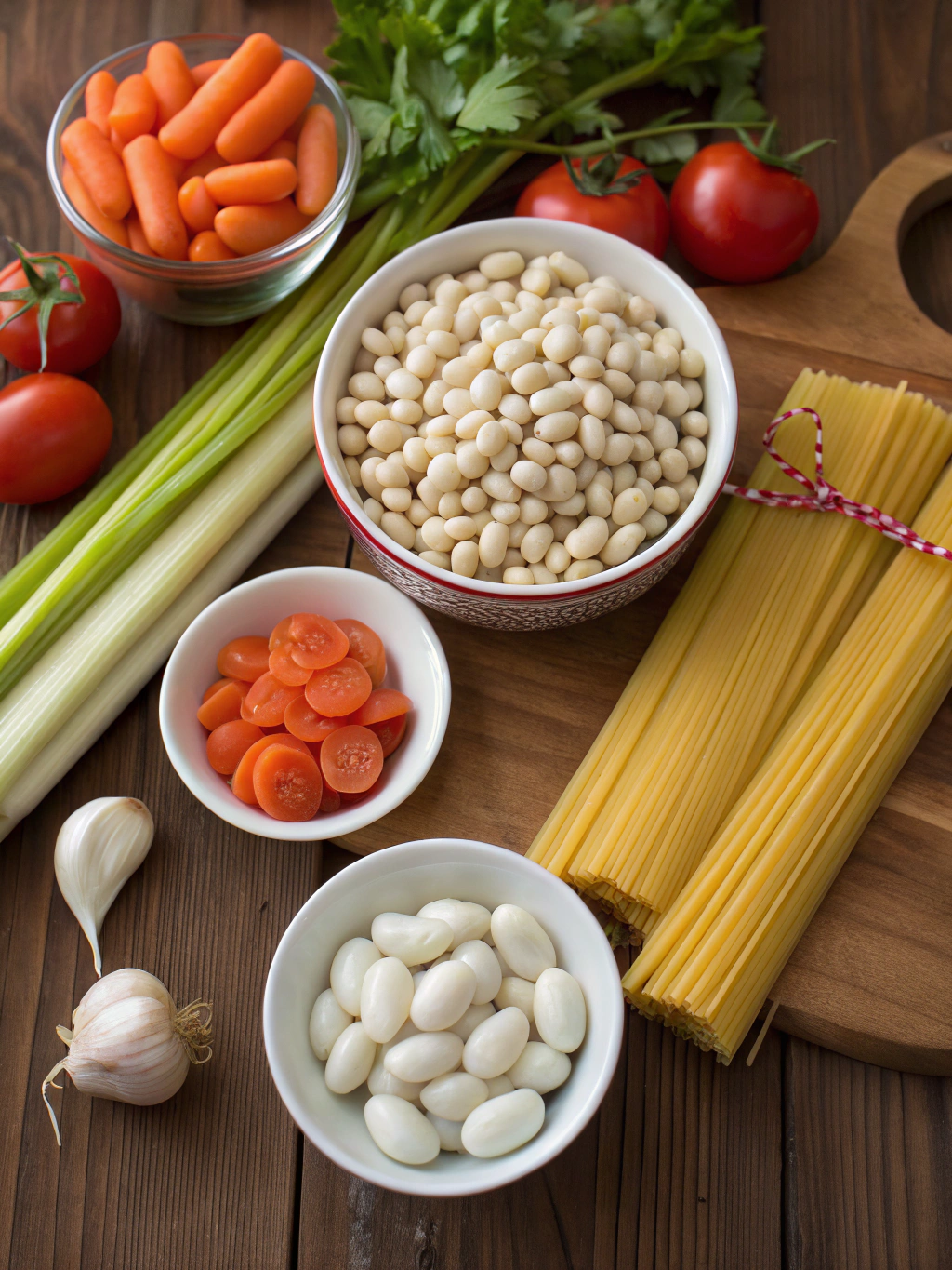 Tuscan White Bean Soup ingredients