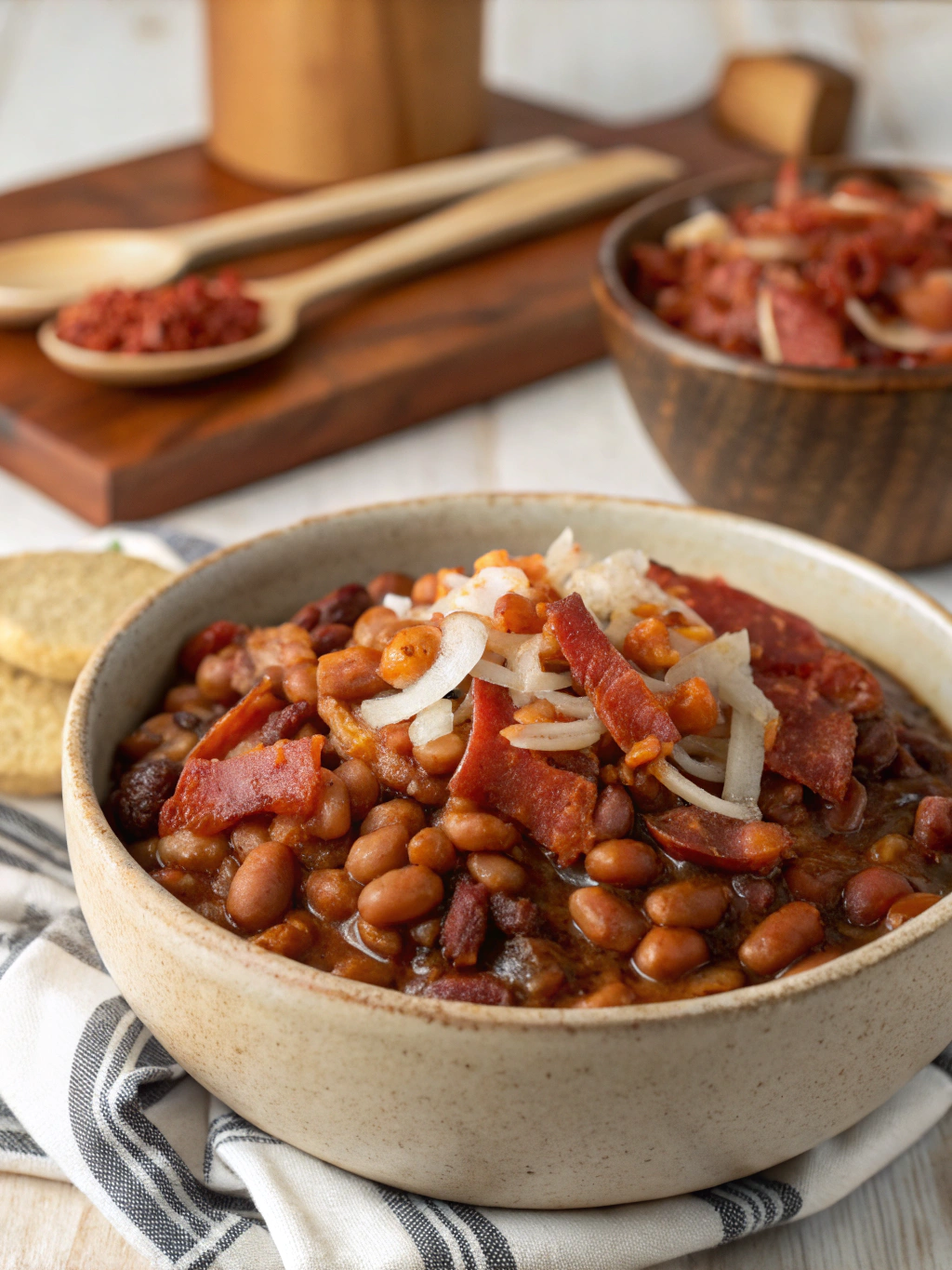 Cowboy Beans Recipe Serving