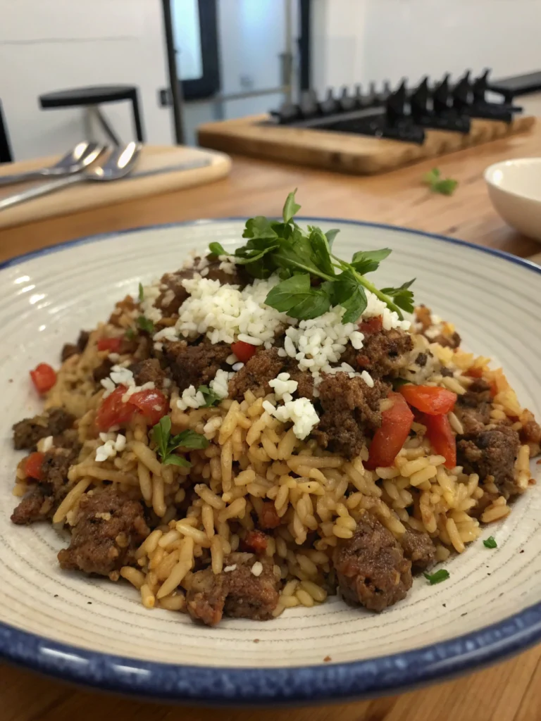ground beef and rice recipes