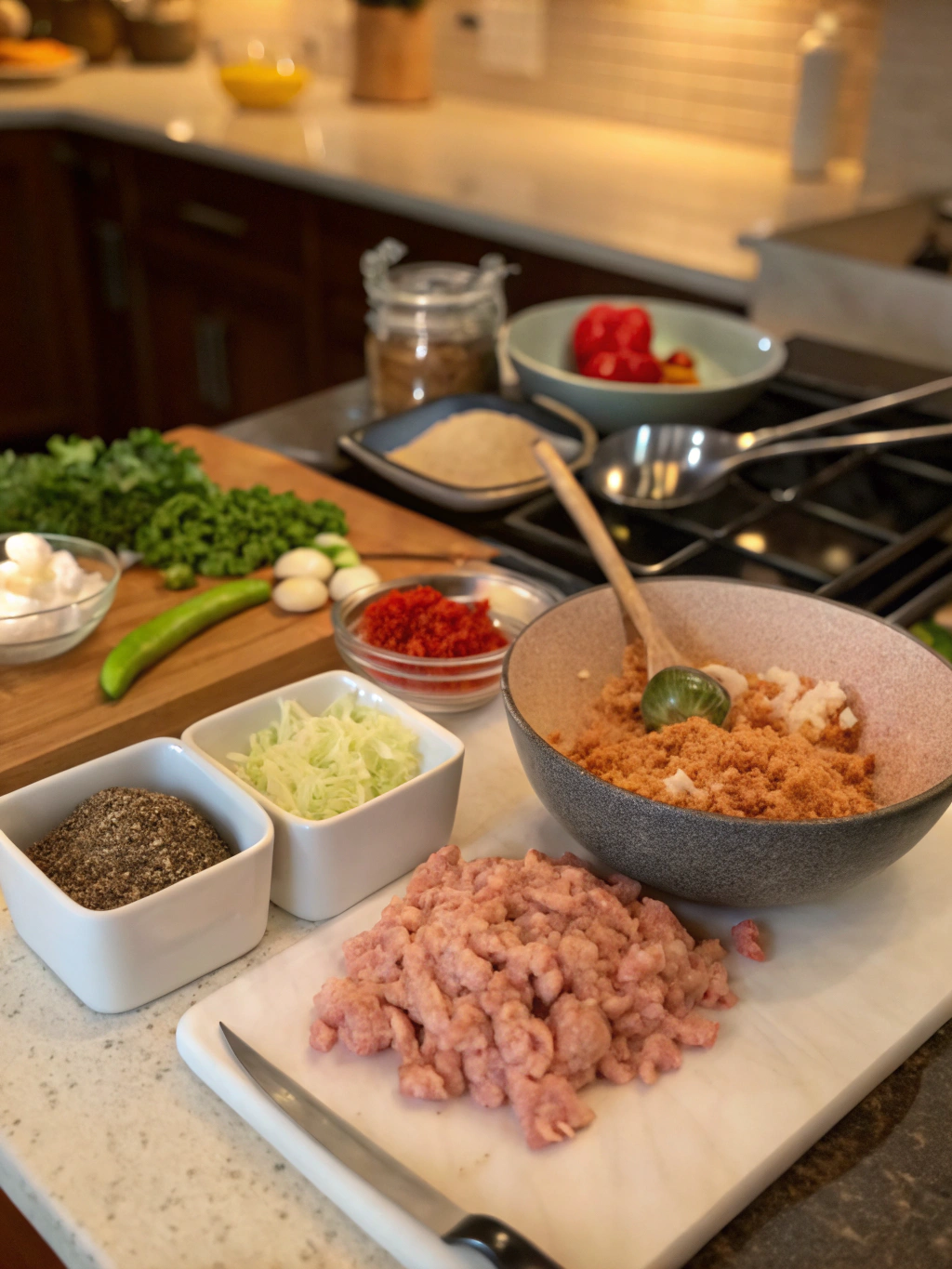 Ground chicken recipes preparation