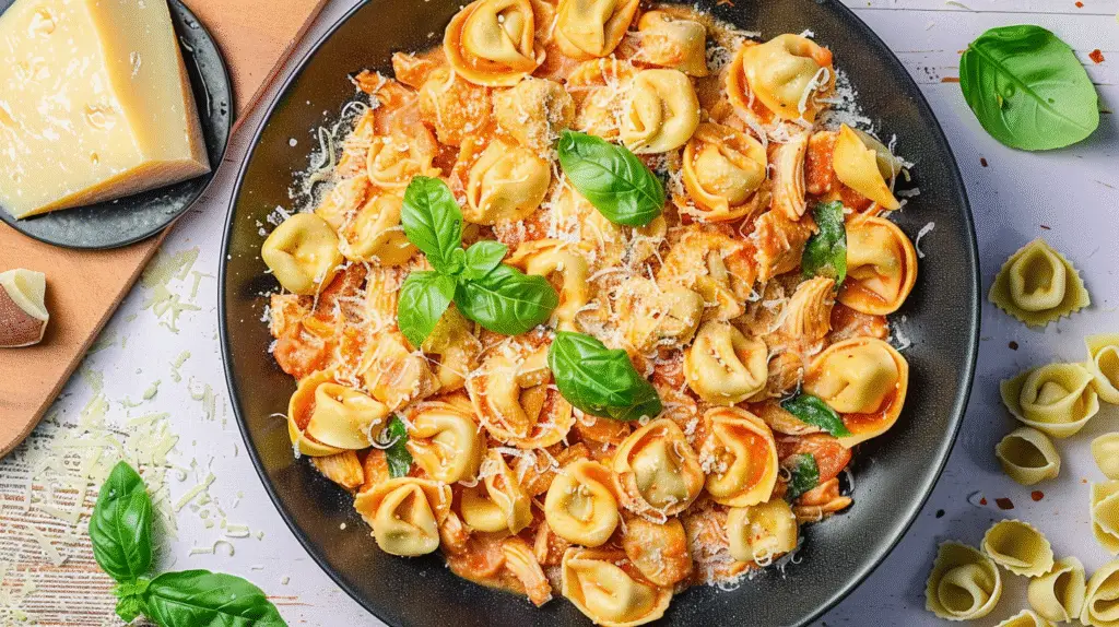 CrockPot Chicken Tortellini