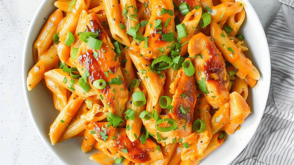 Slow Cooker BBQ Chicken Pasta Sliders