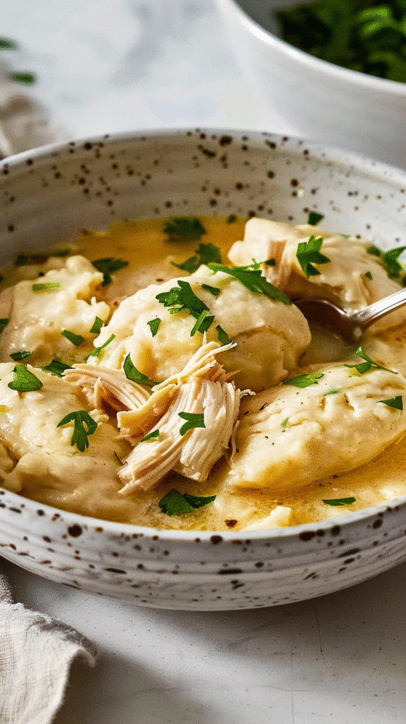 Slow Cooker Chicken and Dumplings