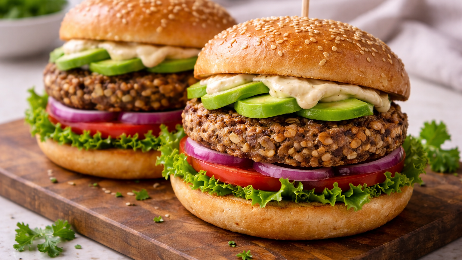 Lentil Burgers: Easy 6-Ingredient