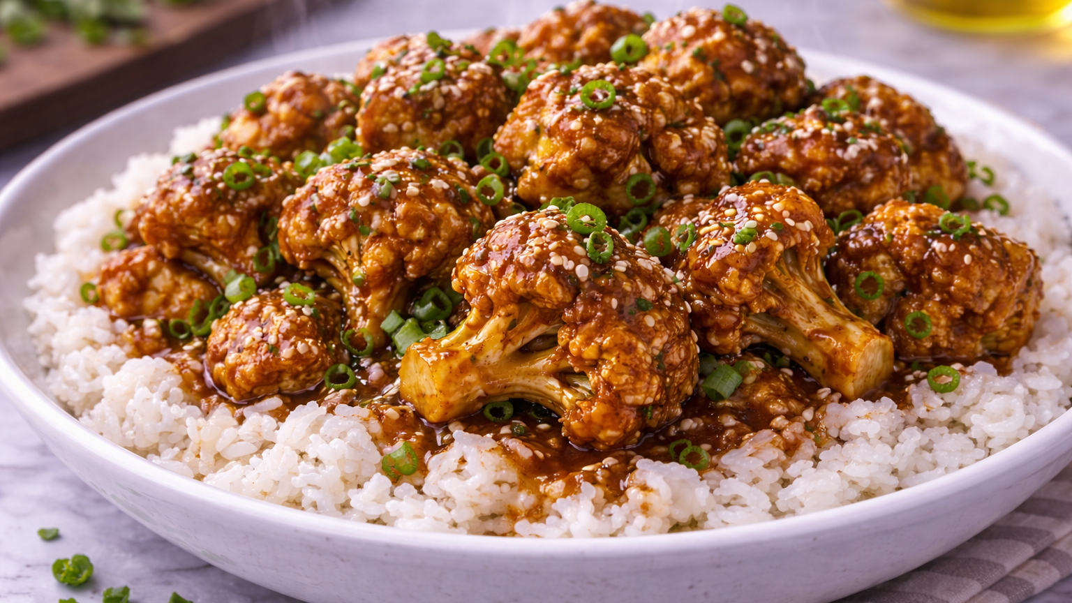 Why Sticky Sesame Cauliflower
