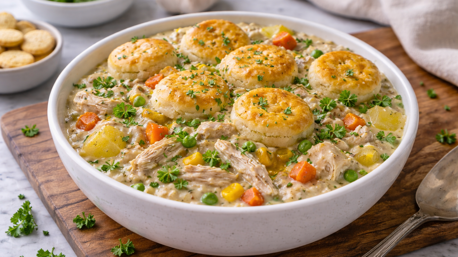 Crock Pot Chicken Pot Pie
