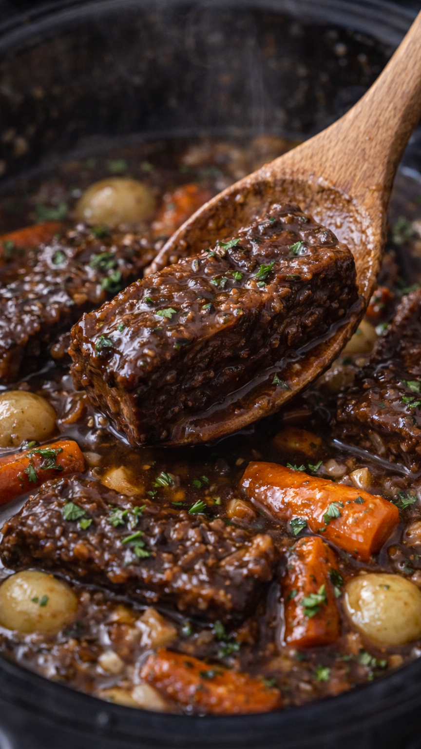 Crockpot “Beef” Short Ribs (The Ultimate Vegan Slow‑Cooker Comfort)