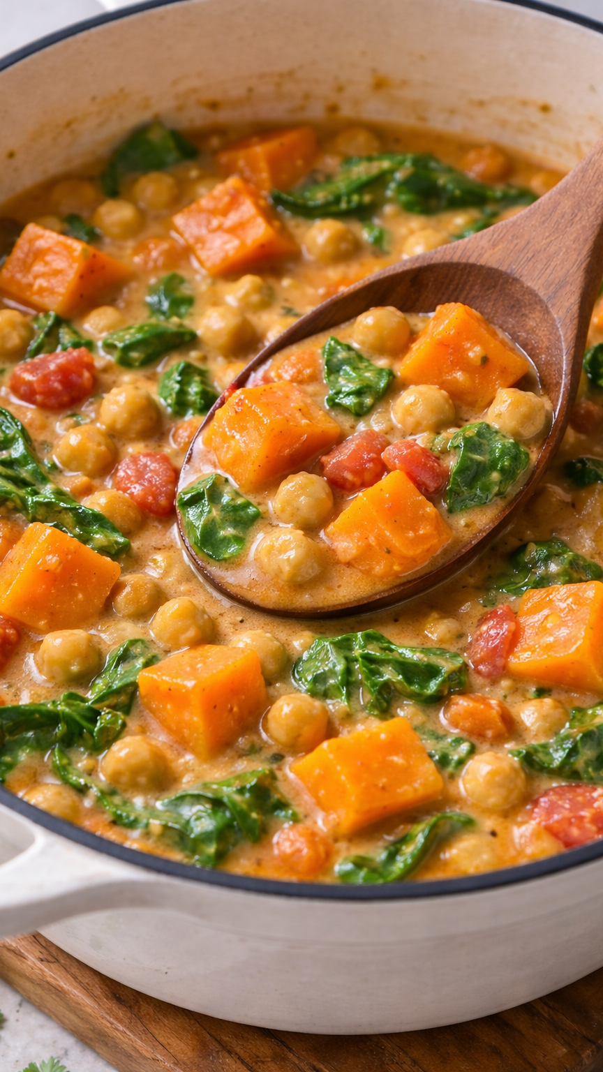 Sweet Potato and Chickpea Curry