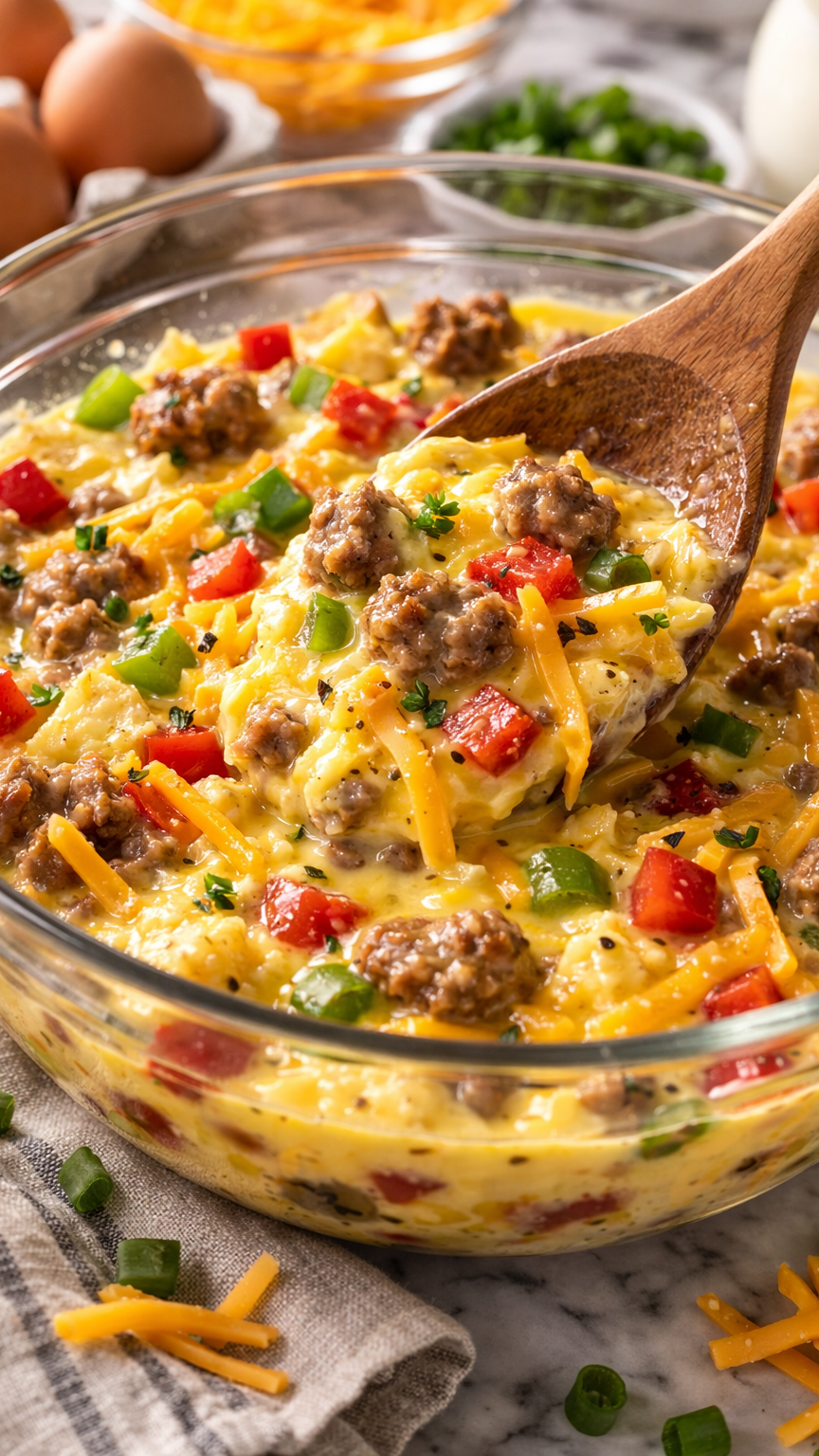 Easy Sausage and Egg Casserole