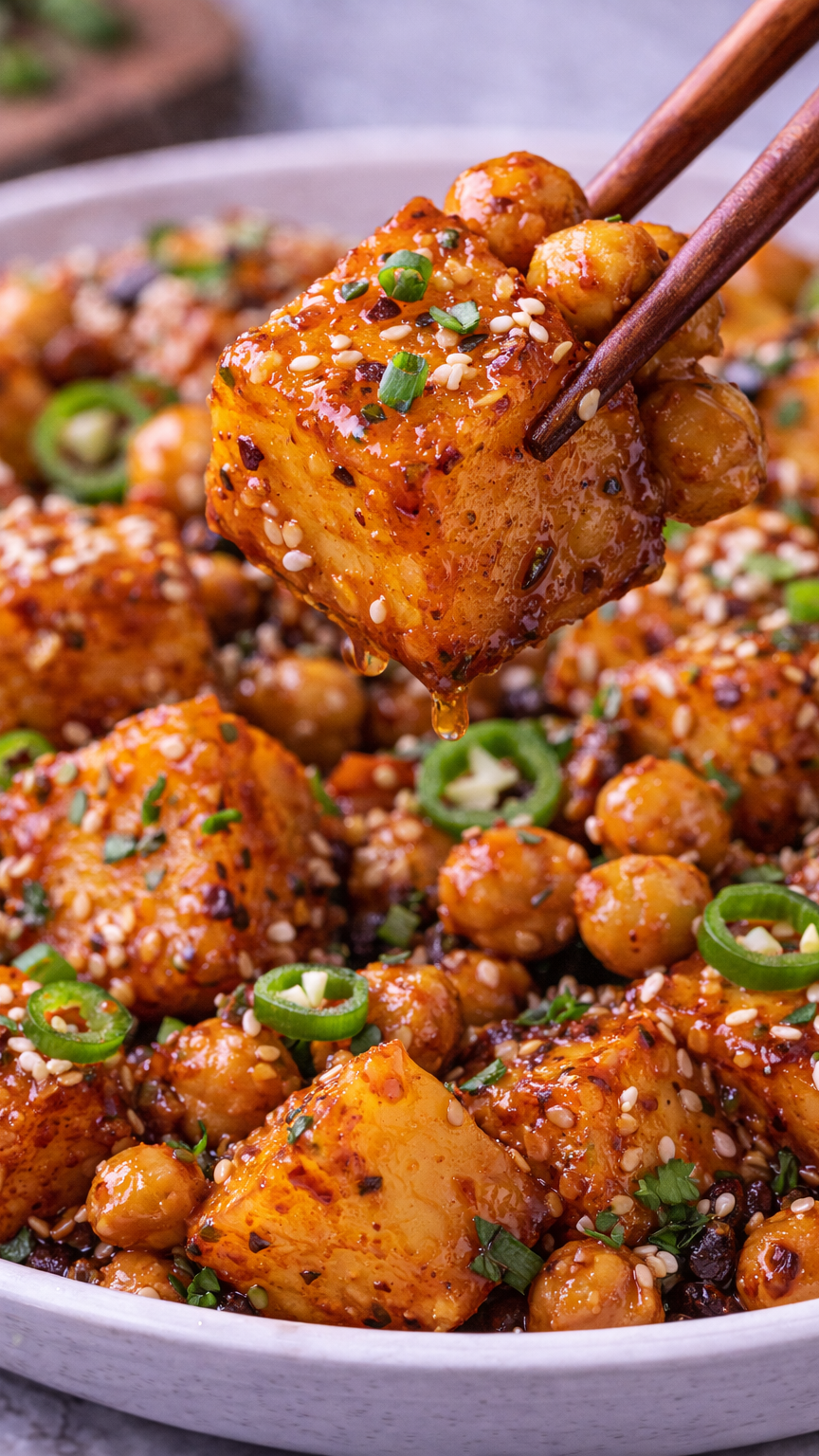 Gochujang Potatoes and Chickpeas