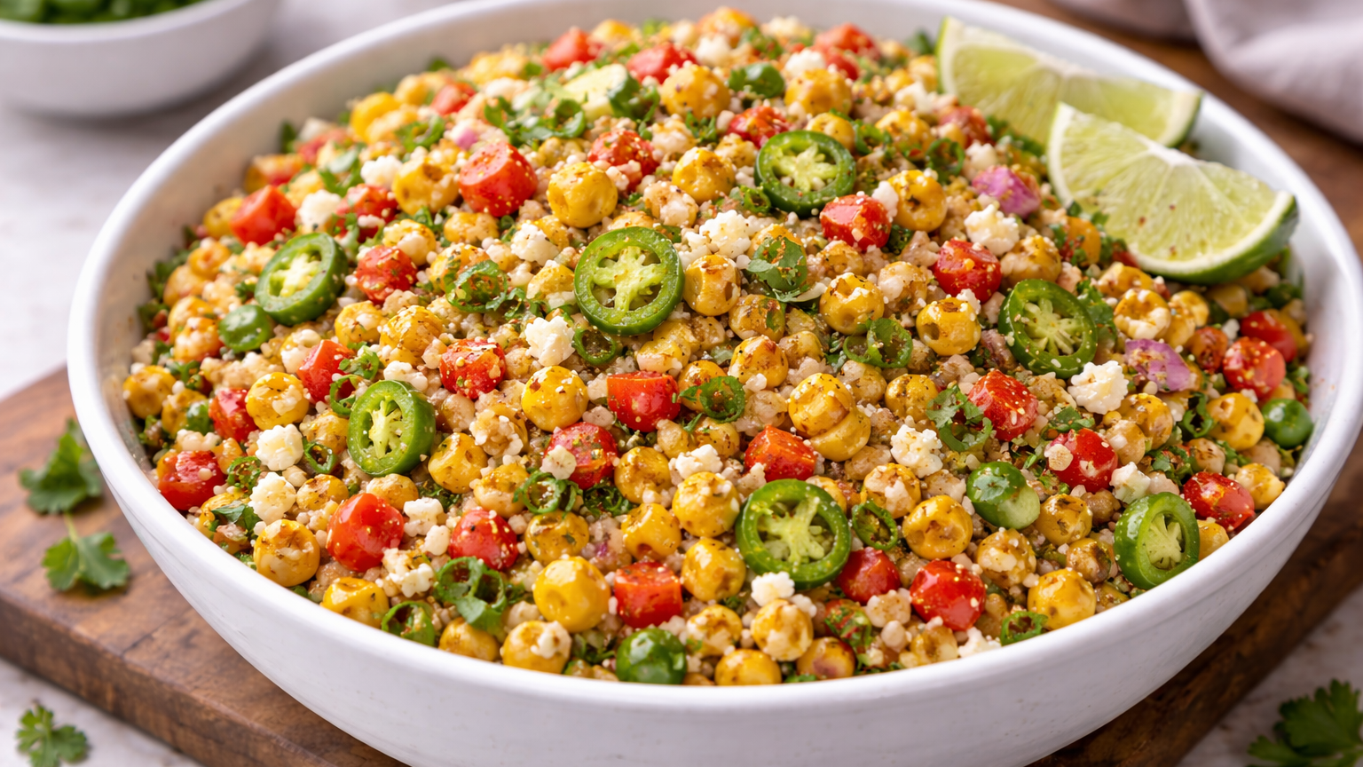 Vibrant Mexican Street Corn Salad