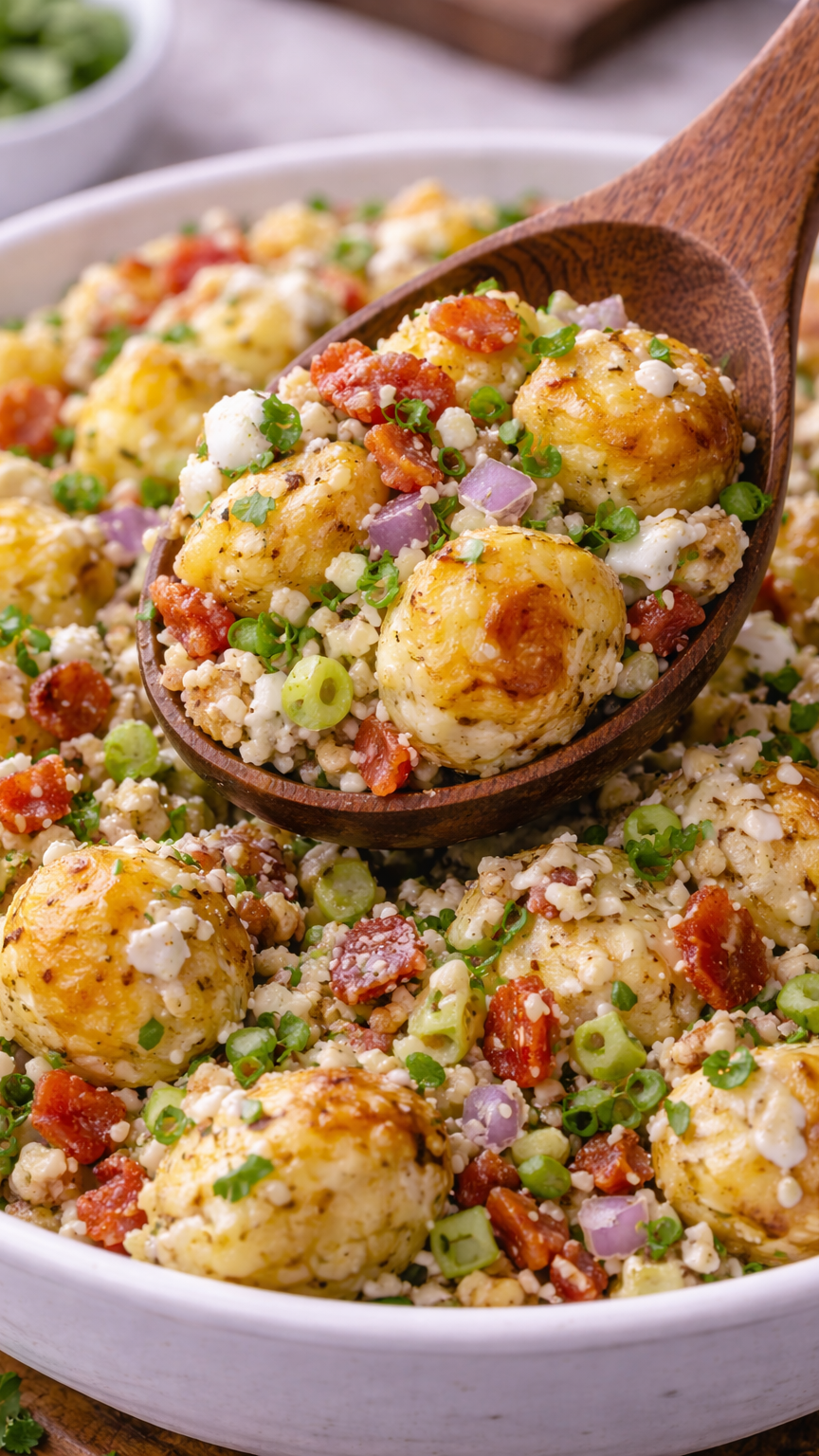 Vegan Smashed Potato Salad