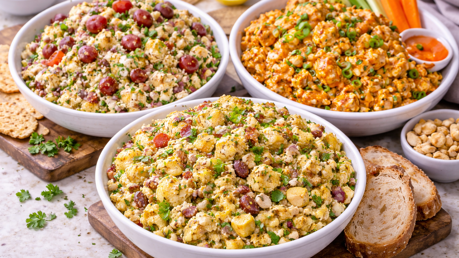 Vegan Chicken Salad Variations