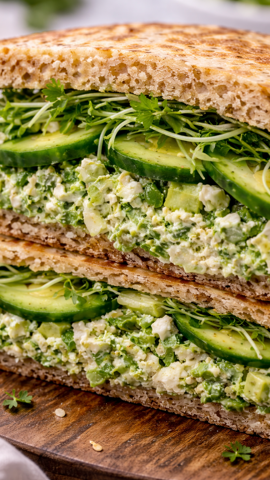 Green Goddess Salad Sandwich