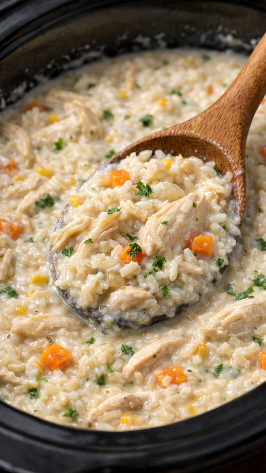 Slow Cooker Chicken & Rice