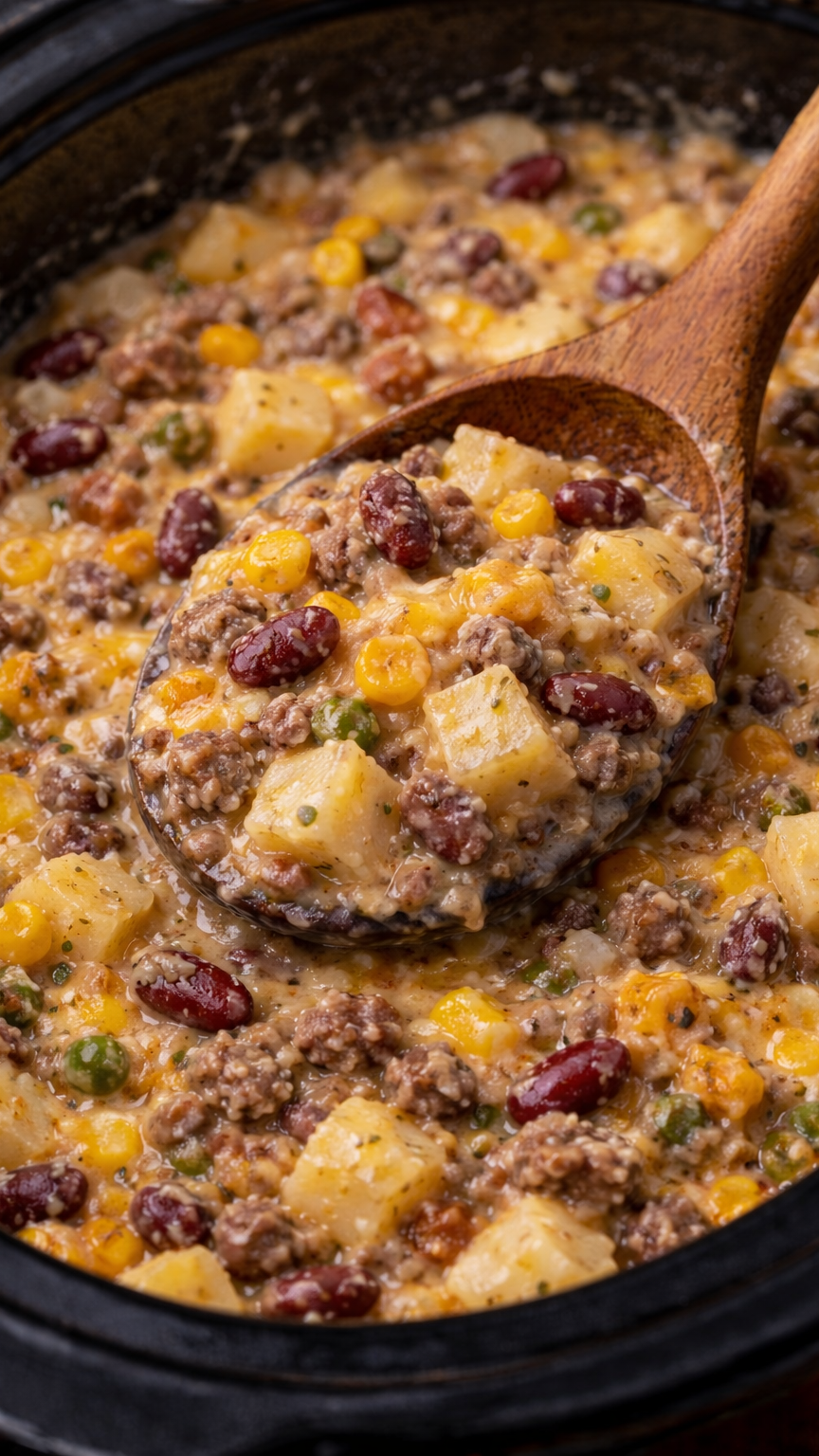 Slow Cooker Cowboy Casserole