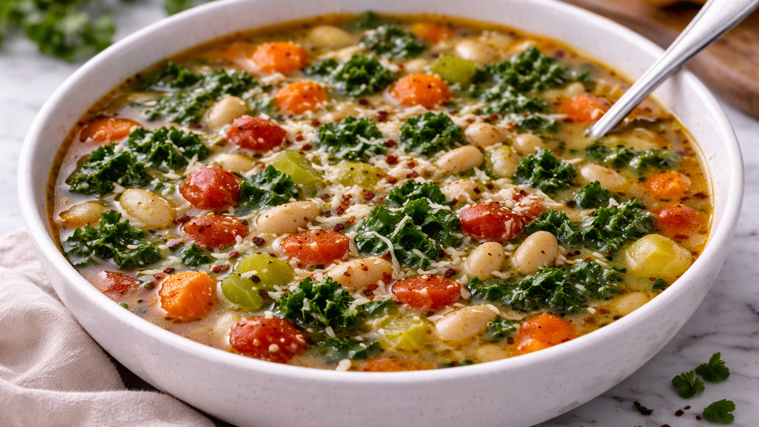 Tuscan White Bean Soup