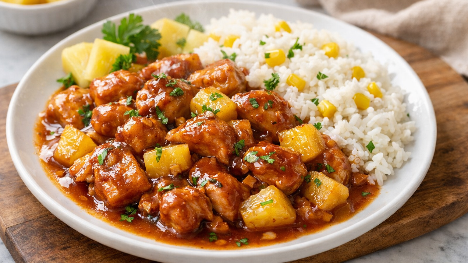 Sweet Hawaiian Crock Pot Chicken