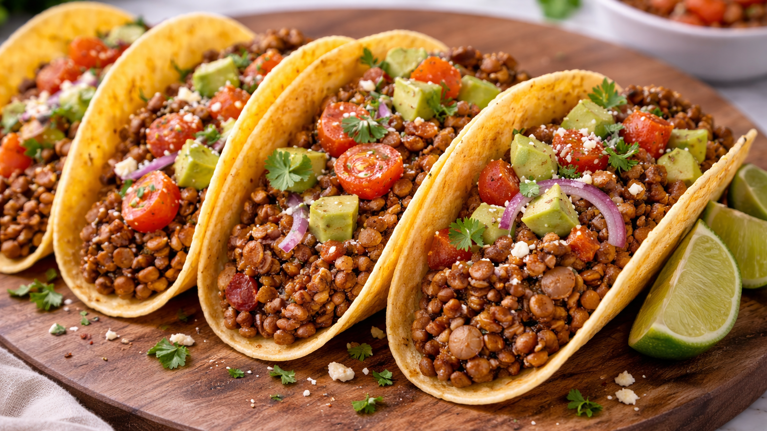 Best BLentil Taco Meat