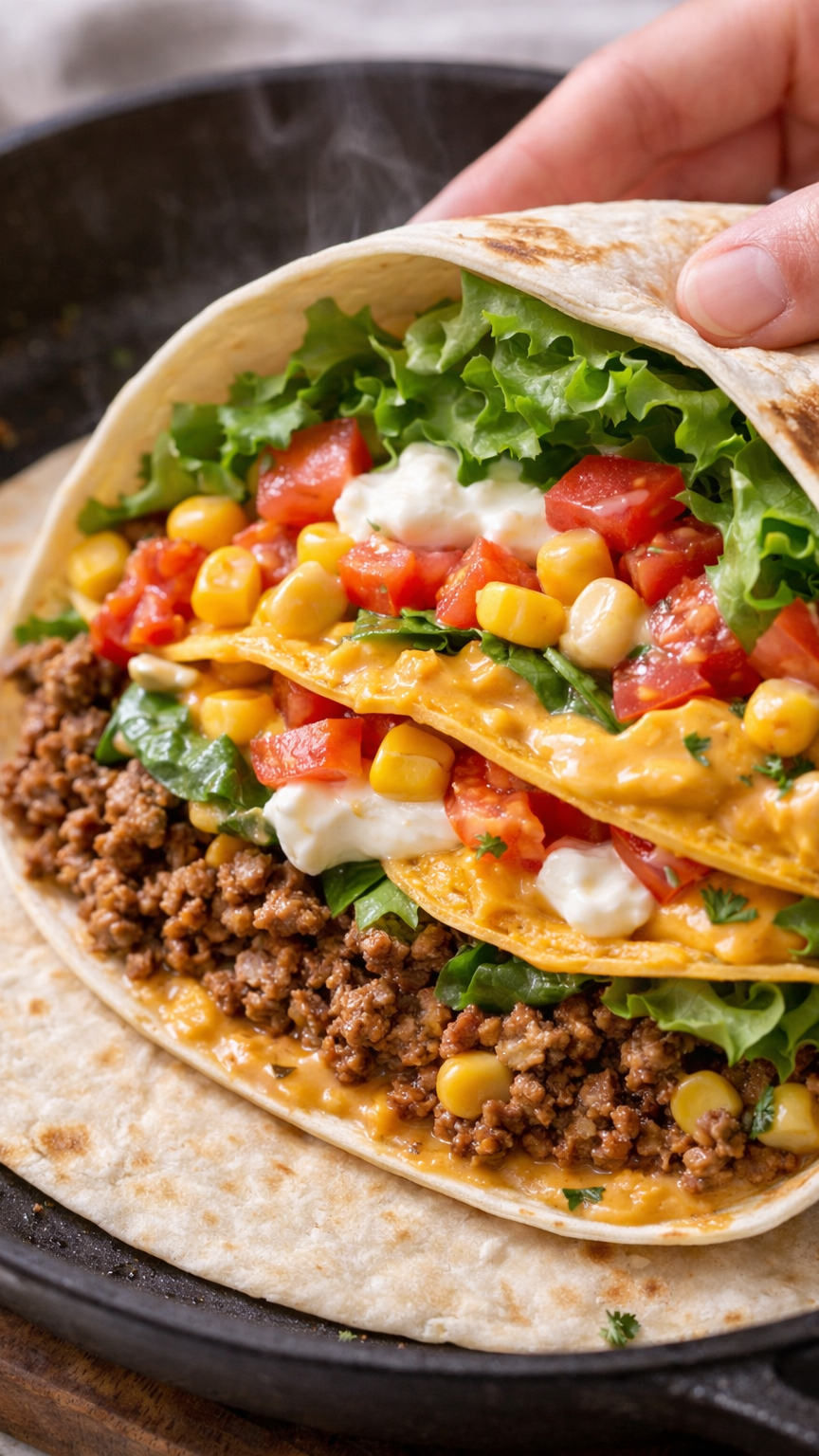 Vegan Crunch Wrap Supreme