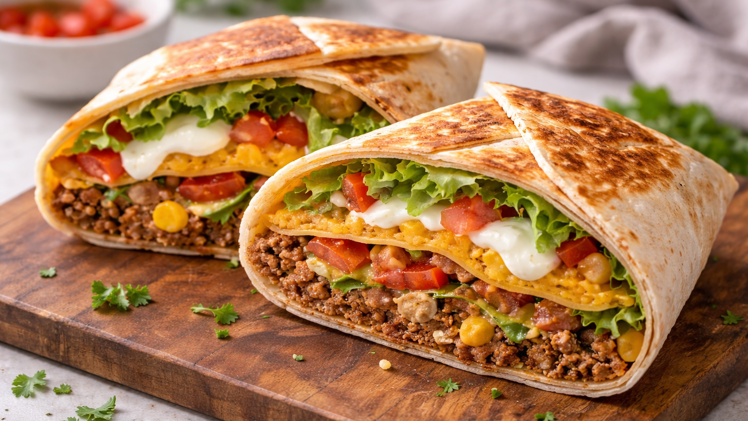 Vegan Crunch Wrap Supreme